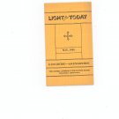 Light For Today May 1938 Eastertide Ascensiontide by The United Lutheran Publication House