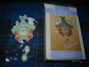 Hallmark Keepsake Ornament Time For Easter Complete With Box Easter Collection
