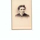 Vintage Photograph Woman With Necklace On Card Stock