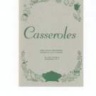Casseroles Cookbook by Rochester Gas & Electric Company Vintage Regional New York