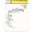 Playbill Magazine No No Nanette 46th St. Theatre Vintage