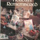 Holidays Remembered  Cross Stitch Leisure Art Book Five 094223720x