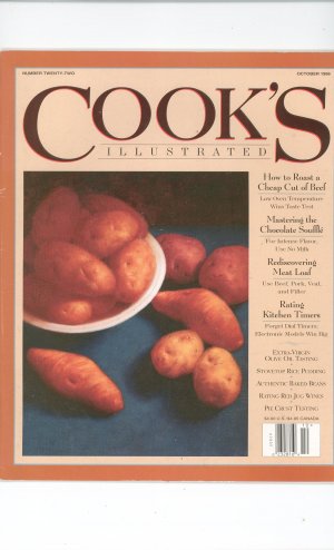 Cooks Illustrated October 1996 #22 Magazine / Cookbook