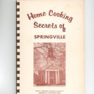 Home Cooking Secrets Of Springville Cookbook Regional Church  New York