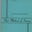 Iowa Home Economics Association Unit Method Of Sewing Vintage Third Edition 5911783