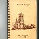 Favorite Recipes Cookbook Regional Church New York Rosary Society