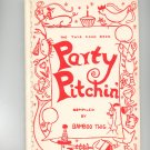 Party Pitchin Cookbook Regional Hospital New York Twig Twigs Vintage