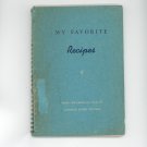 My Favorite Recipes Cookbook by Lucille Kahn Michel Vintage