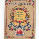 Knox Gelatine Salads Desserts Pies Candies Cookbook Vintage