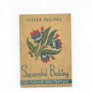 Tested Recipes Successful Baking Cookbook by Arm & Hammer Cow Brand Church Dwight Vintage