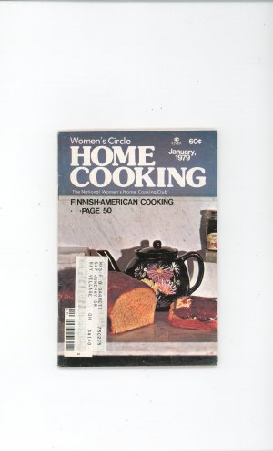 Womens Circle Home Cooking Cookbook / Magazine Vintage January 1979