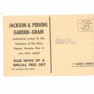 Jackson & Perkins Garden Gram Advertisement Vintage Advertising