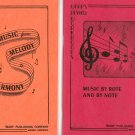 Music By Rote & By Note Warps Review Workbooks 5 & 6 Vintage