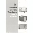 General Electric Television Users Manual With Diagram Vintage GE Not PDF