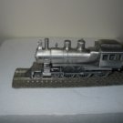 Pewter Model Train ICRR With Track Very Nice I.C.R.R.