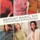 Bernat Basic Six In Sesame Super Knitting Worsted Number 137 Vintage