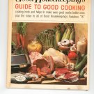 Good Housekeeping's Guide To Good Cooking  Vintage 1967