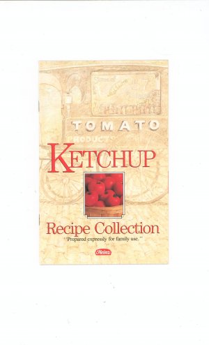 Tomato Ketchup Recipe Collection Cookbook by Heinz 1988