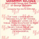 Gershwin Recitals The Young Pianist's Library No. 14A