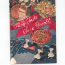 They Taste So Good Cookbook by Planters Peanut Oil Vintage 1955