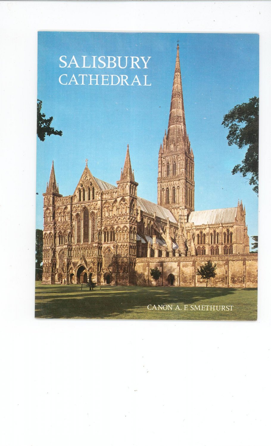 Salisbury Cathedral Souvenir Book Plus Post Cards Vintage 1974