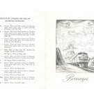 Vintage Union Pacific Railroad Dining Car Menu Beverages 127 5-58 1958 Route Domeliners