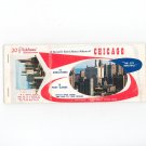 Vintage Souvenir Scenic Album Of Chicago Postcards Plus Plastichrome
