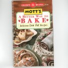 Mott's A Better Way To Bake Cookbook Low Fat Applesauce 0785310835