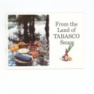 From The Land Of Tabasco Sauce Cookbook 1984