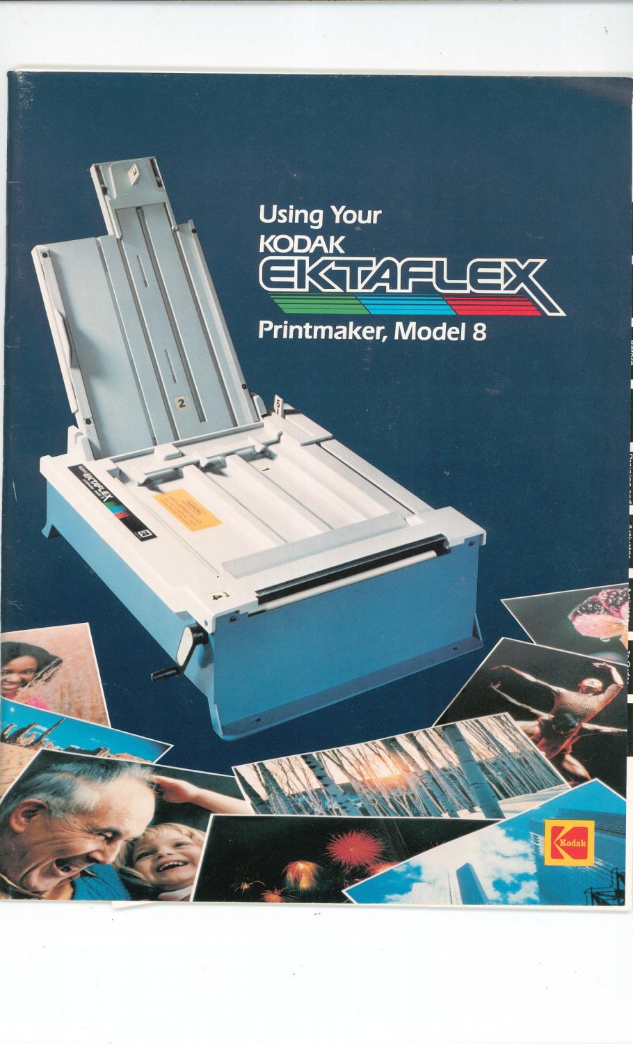 Kodak Using Your Ektaflex Printmaker Model 8 Plus Set Up Guide Plus ...