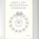 First Lady Bicentennial Cookbook Regional South Carolina Vintage 1975 Cancer Society