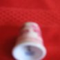 Country Scene Thimble By Kaiser Porcelain West Germany With Information Card