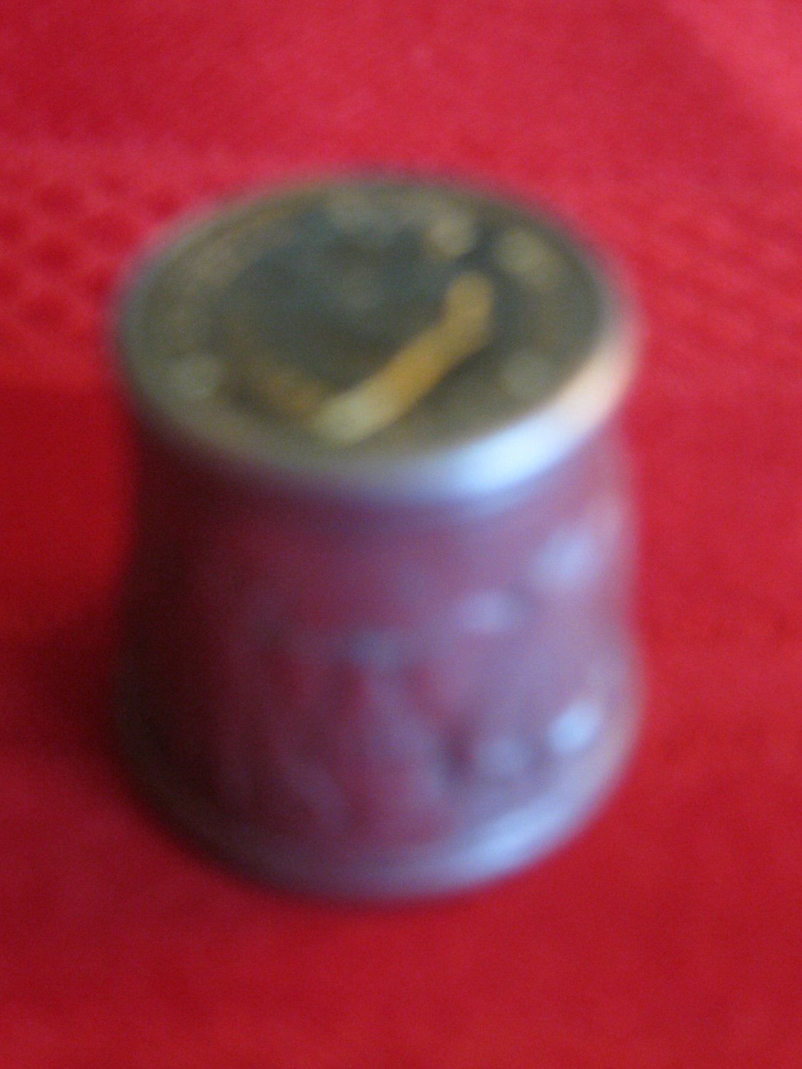 Unique Thimble 1903 Indian Head Penny Buffalo Tepee Metal Large