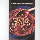 Diamond Walnut Recipe Favorites Cookbook