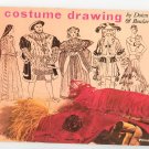 Costume Drawing by Doten & Boulard Pitman 2 Vintage 1956