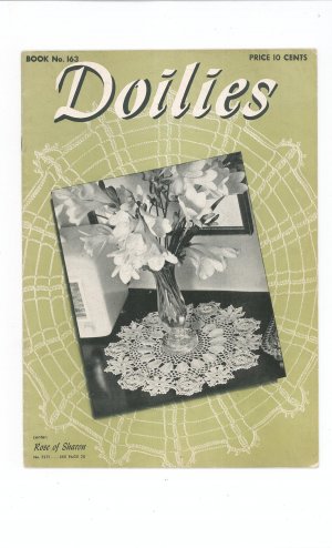Vintage Doilies Book Number 163 Spool Cotton Company 1941 Crochet