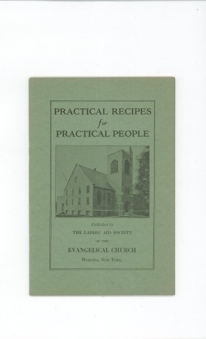 Vintage Practical Recipes For Practical People Cookbook Regional Church New York Advertisinments