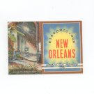 Awesome Vintage Historic Old New Orleans Souvenir Complete With Mailing Envelope 1940