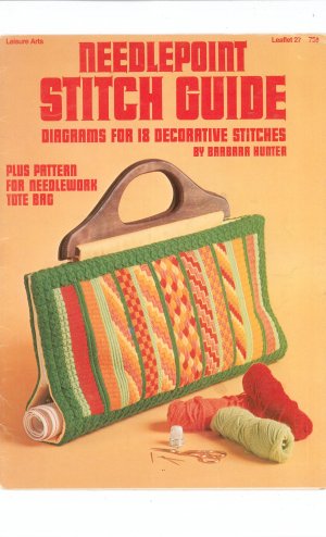 Vintage Needlepoint Stitch Guide Leisure Arts 27 Barbara Hunter 1973