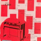 Vintage Hits Through The Years For Chord Organ Music Book J. M. Hanert