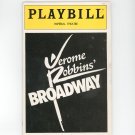 Playbill Jerome Robbins' Broadway Imperial Theatre  Play Bill Souvenir