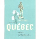 Vintage Inviting La Province De Quebec Travel Guide Souvenir