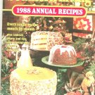 Southern Living 1988 Annual Recipes Cookbook 0848707338