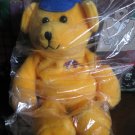 Texas Bear Beanie Stuffed Plush Bear Sealed In Package