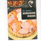 250 Refrigerator Desserts #16 Cookbook Vintage 1950 Culinary Arts Institute