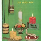 Vintage Creating Candles For Easy Living Craft Course Book H-187