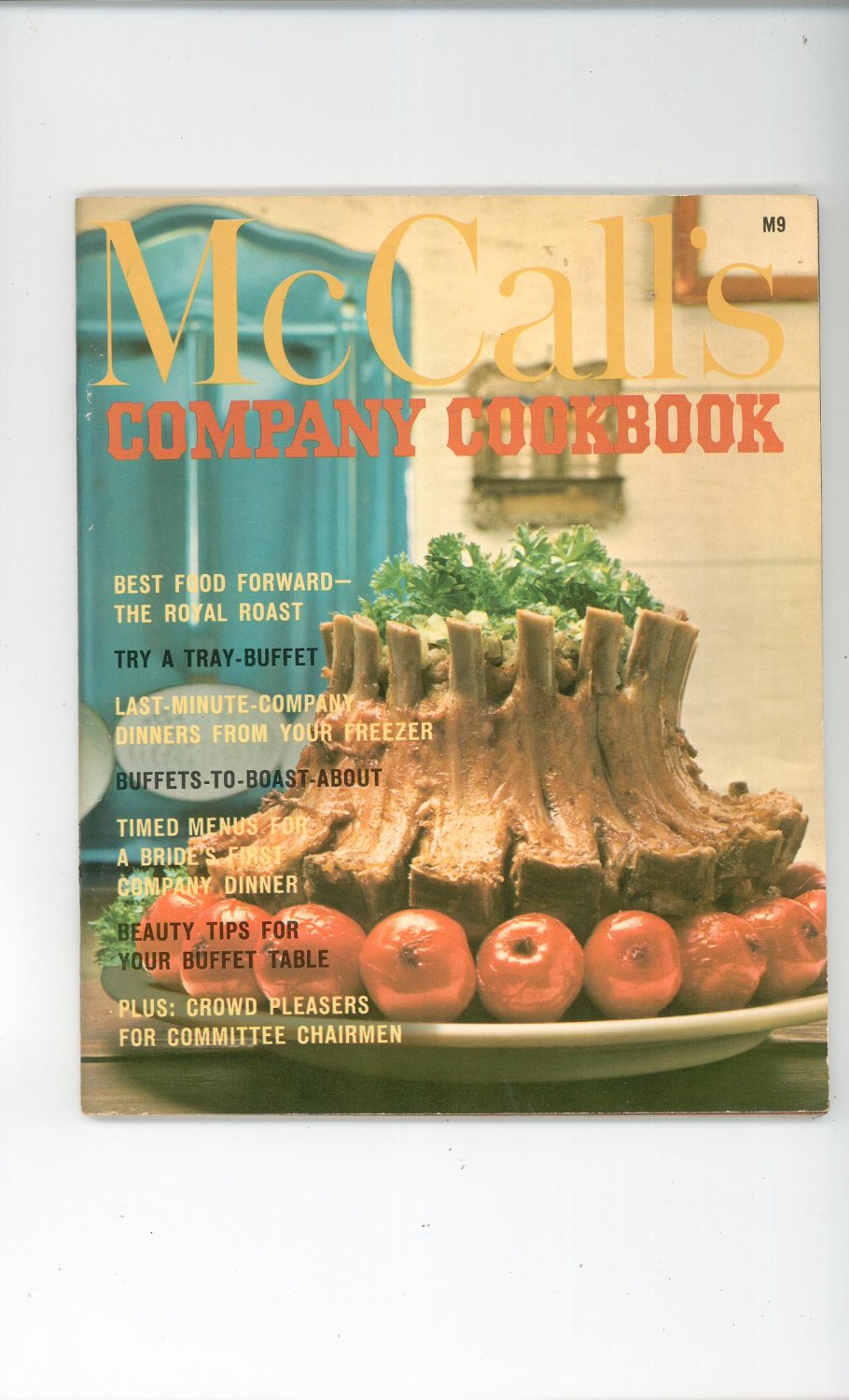 Vintage McCall's Company Cookbook M9 1972 Edition McCalls Mc Calls
