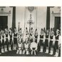 Vintage B&W Marching Band Photo Empire Room The Palmer House A Hilton Hotel