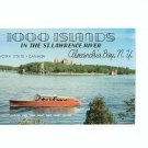 1000 Islands In The St. Lawrence River  Brochure / Guide Pilgrim Line Tour Boat