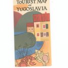 Vintage Tourist Map Of Yugoslavia  Travel Brochure / Guide